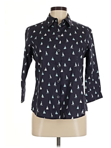 Foxcroft 3/4 Sleeve Button-Down Shirt (view 1)
