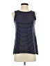 Current/Elliott Stripes Blue Sleeveless T-Shirt Size XS (0) - photo 1