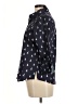 Foxcroft 100% Cotton Print Black 3/4 Sleeve Button-Down Shirt Size 8 (petite) - photo 5