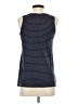 Current/Elliott Stripes Blue Sleeveless T-Shirt Size XS (0) - photo 2