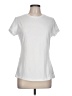 Danskin Now 100% Polyester Solid White Active T-Shirt Size L - photo 1