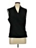 T Tahari Black Sleeveless Blouse Size L - photo 1