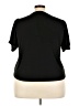 Ava James Black Short Sleeve Top Size 3X - photo 2