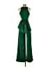 Assorted Brands Solid Green Jumpsuit Size S (estimated) - photo 2