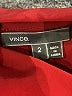 Vince. 100% Silk Red Sleeveless Silk Top Size 2 - photo 7