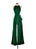 Assorted Brands Solid Green Jumpsuit Size S (estimated) - photo 1