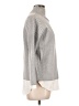 Adrienne Vittadini Houndstooth Gray Turtleneck Sweater Size L - photo 4