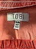 TOBI 100% Rayon Tie-dye Red Shorts Size M - photo 3