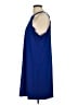 Versona Solid Blue Casual Dress Size L - photo 5
