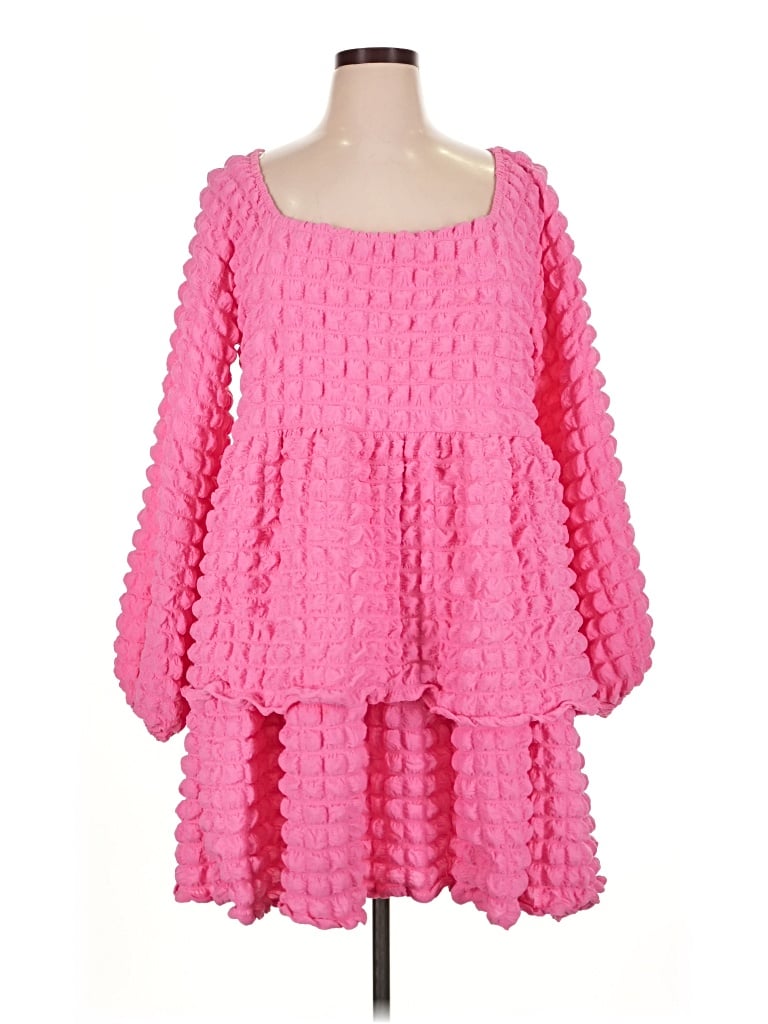 Pre-owned Simply Southern Casual Dress In Pink