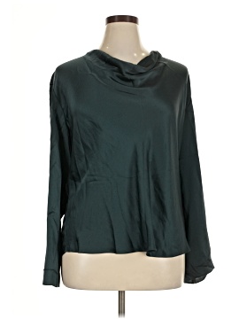 Vince. 3/4 Sleeve Silk Top (view 1)