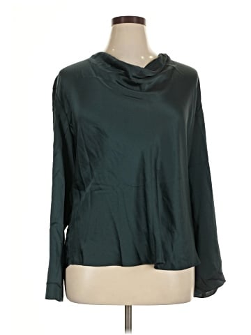 Vince. 3/4 Sleeve Silk Top (view 1)