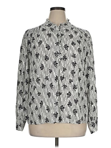 Universal Standard Long Sleeve Blouse (view 1)