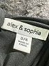 Alex & Sophia 100% Polyester Black Cocktail Dress Size 3 - 4 - photo 4