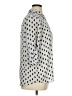 Apt. 9 100% Polyester Polka Dots Silver 3/4 Sleeve Blouse Size XL - photo 4