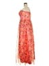 Lulus 100% Polyester Floral Orange Cocktail Dress Size 2X - photo 5
