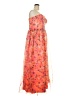Lulus 100% Polyester Floral Orange Cocktail Dress Size 2X - photo 4
