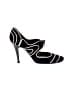 Giorgio Armani Stripes Black Heels Size EU 37 1/2 - photo 1