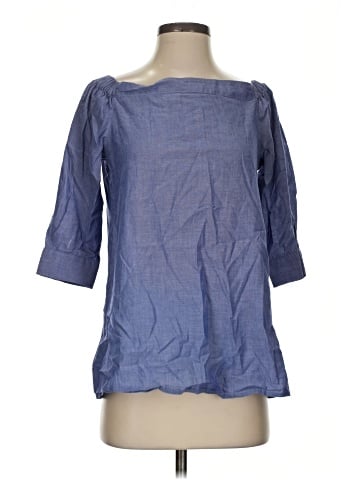 Theory 3/4 Sleeve Blouse (view 1)
