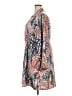 Cato 100% Polyester Print Tan Casual Dress Size 22 - photo 5