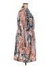 Cato 100% Polyester Print Tan Casual Dress Size 22 - photo 4