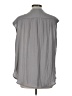 Rachel Zoe 100% Polyester Gray Sleeveless Blouse Size L - photo 2