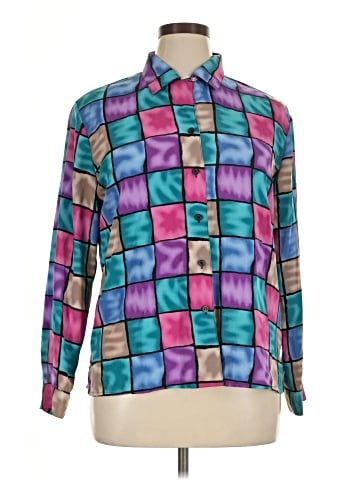 Notations Long Sleeve Blouse (view 1)