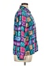 Notations 100% Polyester Color Block Purple Long Sleeve Blouse Size XL - photo 4