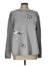 Style&Co 100% Cotton Print Gray Pullover Sweater Size L - photo 1
