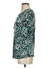 Madison 100% Nylon Teal Short Sleeve Top Size S - photo 5