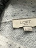 Ann Taylor LOFT Outlet Tweed Silver Turtleneck Sweater Size XL - photo 7