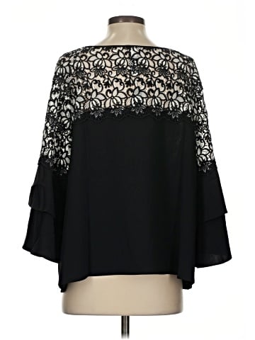 Black Label by Chico's 3/4 Sleeve Blouse (view 2)