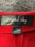 Crystal Sky Solid Red Jumpsuit Size S - photo 4