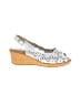 Spring Step 100% Leather White Wedges Size 5 - photo 1