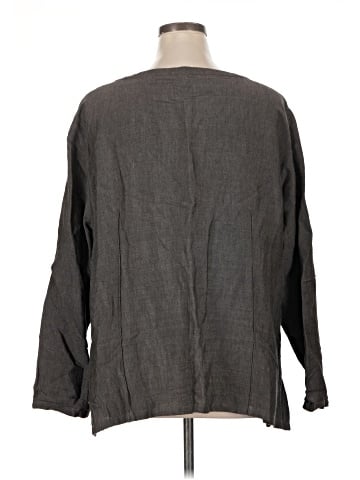 Eileen Fisher Long Sleeve Blouse (view 2)