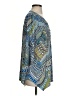 Southern Lady Teal 3/4 Sleeve Blouse Size S - photo 4