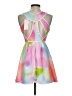 TOBI 100% Polyester Tie-dye Pink Cocktail Dress Size XXS - photo 2