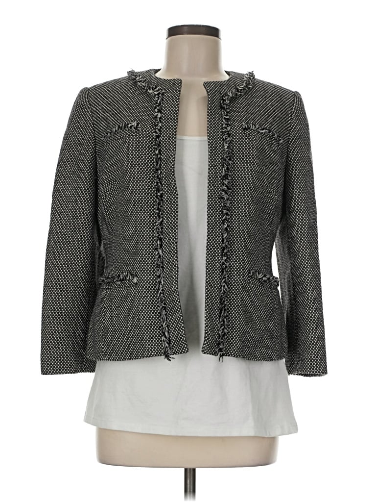 Pre-owned Liz Claiborne Blazer Jacket In Gray