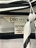 Cato 100% Polyester Silver 3/4 Sleeve Blouse Size 18 - photo 7