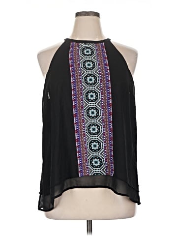 Pale Sky Sleeveless Blouse (view 1)