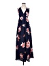 Simplee Tropical Blue Casual Dress Size S - photo 1