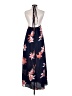 Simplee Tropical Blue Casual Dress Size S - photo 2