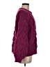 Lumiere Solid Burgundy Pullover Sweater Size M - photo 4