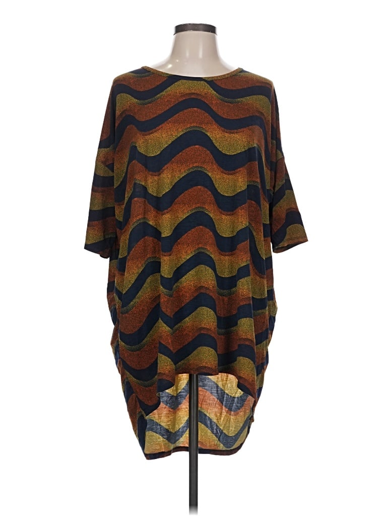 Pre-owned Lularoe Casual Dress In Brown