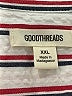 GOODTHREADS 100% Cotton Stripes Red Long Sleeve Button-Down Shirt Size XXL - photo 7