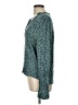 Hinge 100% Viscose Teal Long Sleeve Blouse Size L - photo 5