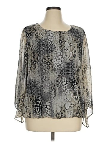 I.N. Studio Long Sleeve Blouse (view 1)