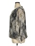 I.N. Studio 100% Polyester Silver Long Sleeve Blouse Size XL - photo 5