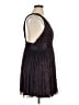 Crystal Sky 100% Polyester Purple Sleeveless Top Size XL - photo 4