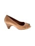 Clarks 100% Leather Tan Heels Size 5 - photo 1